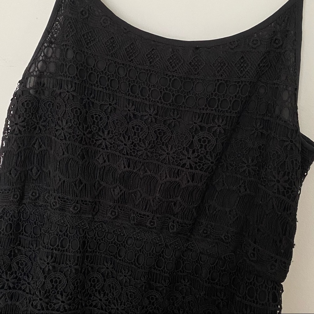 H&M Black Crochet Tank Dress - Size - Picture 3 of 7